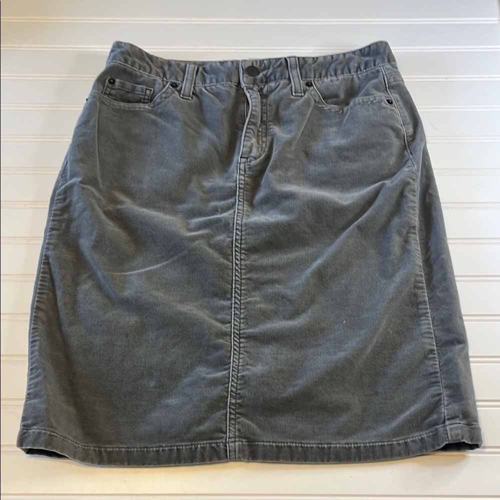 LL Bean Pencil skirt Gray womens size 4